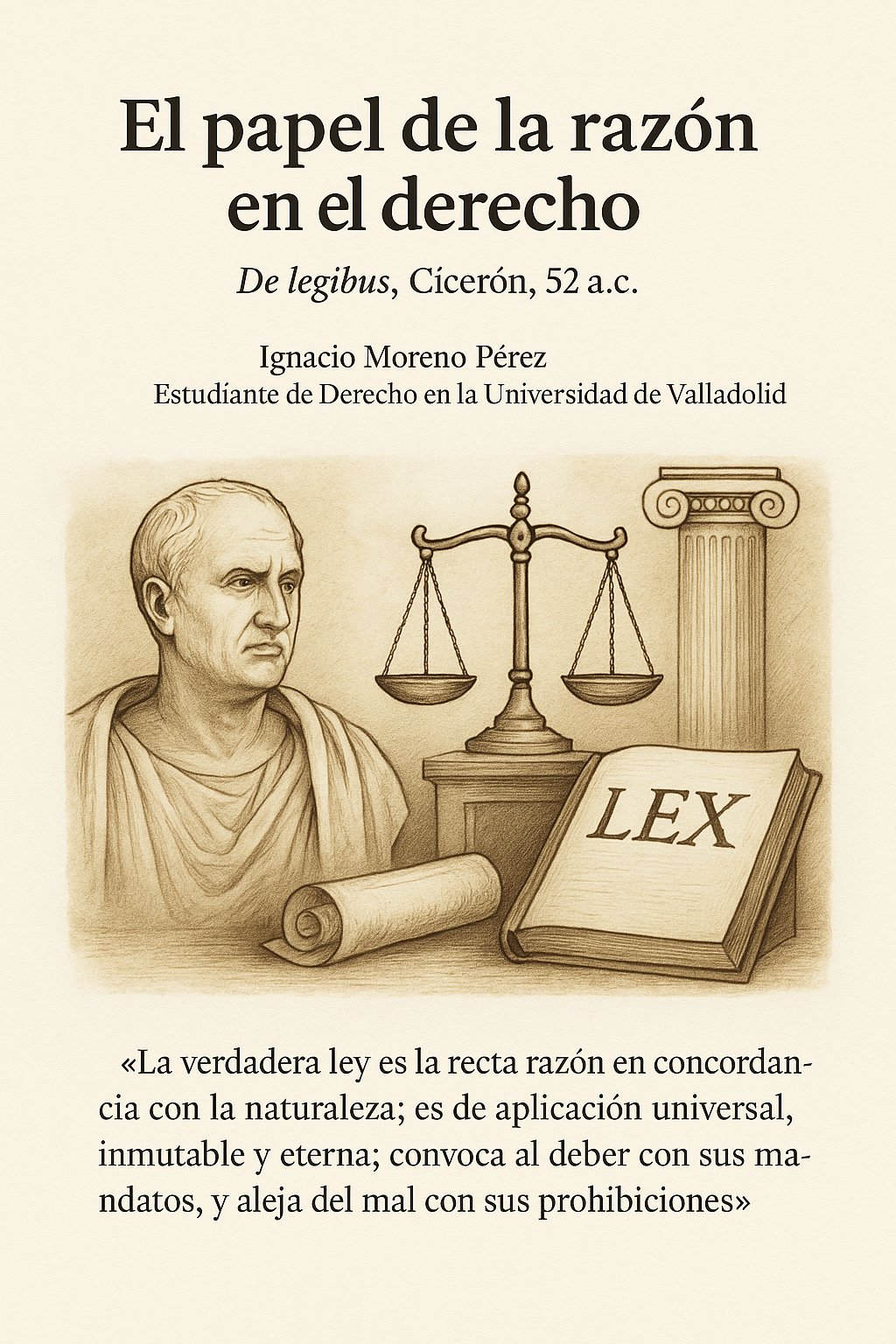 El papel de la razón en el derecho – Cicerón